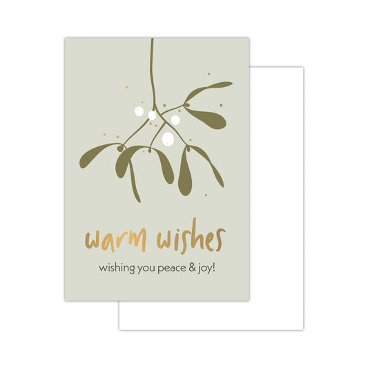Mini kaartje Xmas ‘25- Warm Wishes