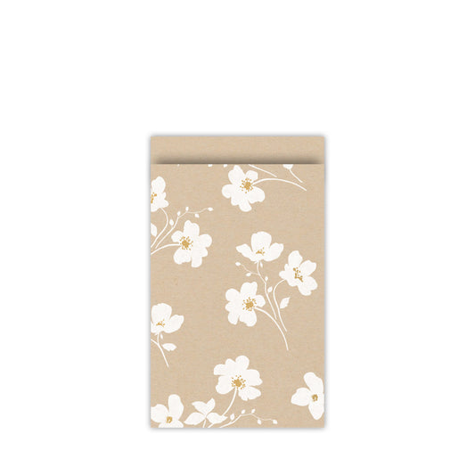 Cadeauzakje midi - Classic Flowers Kraft