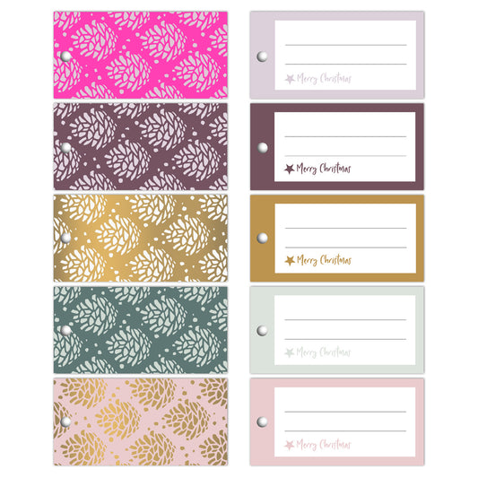 Cadeaulabels - Pinecone Christmas