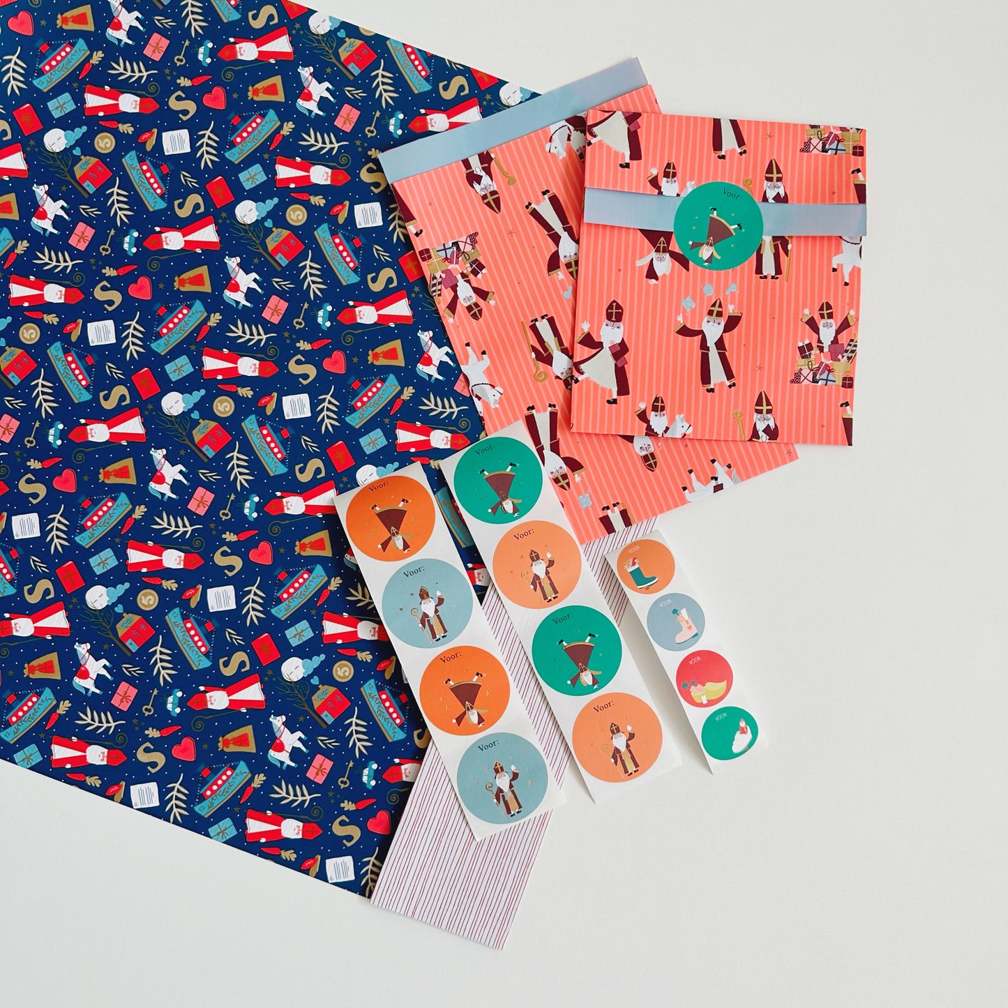 Cadeauzakje large - Acrobaat fluor orange