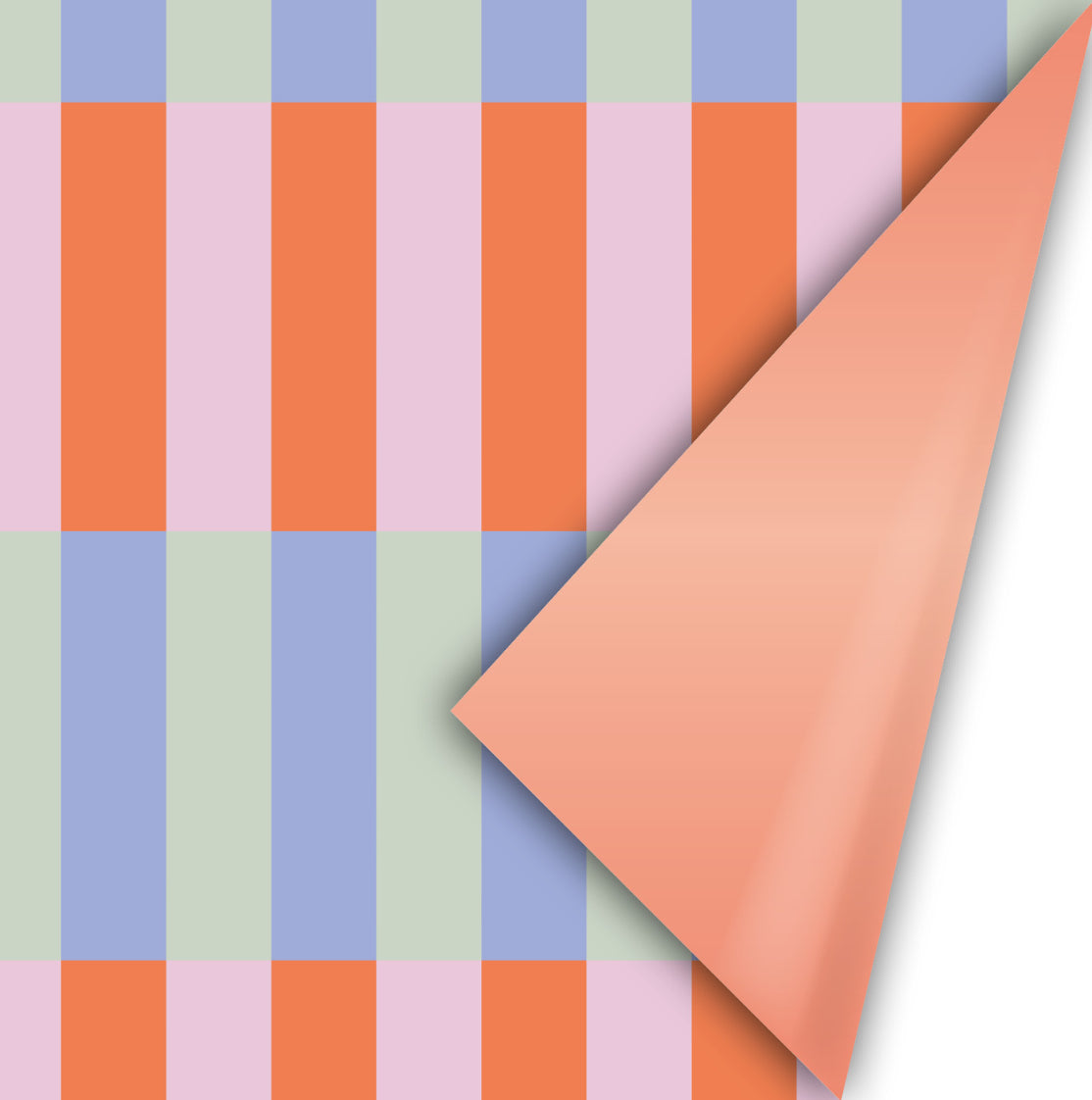 Cadeaupapier - Colorblocking warm