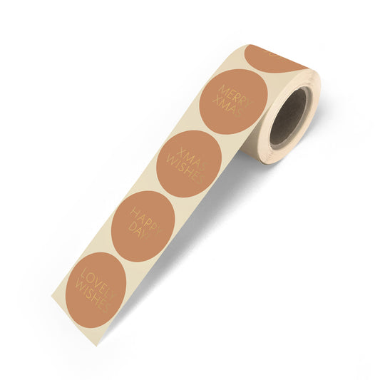 Stickers - Xmas ‘25 Fudge/Goud