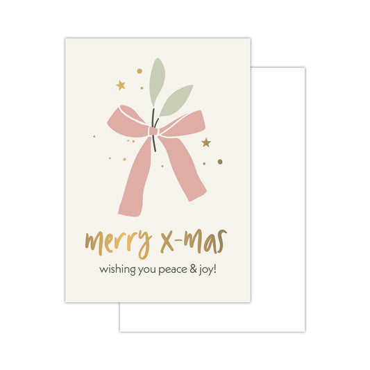 Mini kaartje Xmas ‘25- Merry Xmas