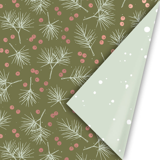 Cadeaupapier - Berries & Branches Classic