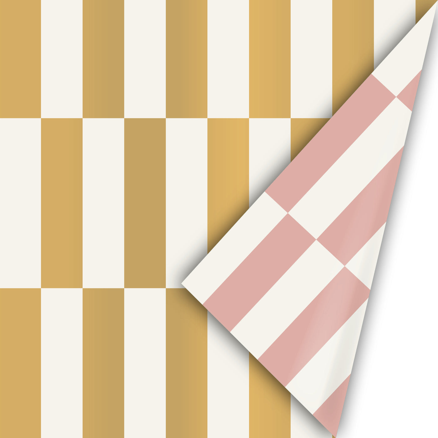 Cadeaupapier - Colorblocking Duotone Xmas Lovely