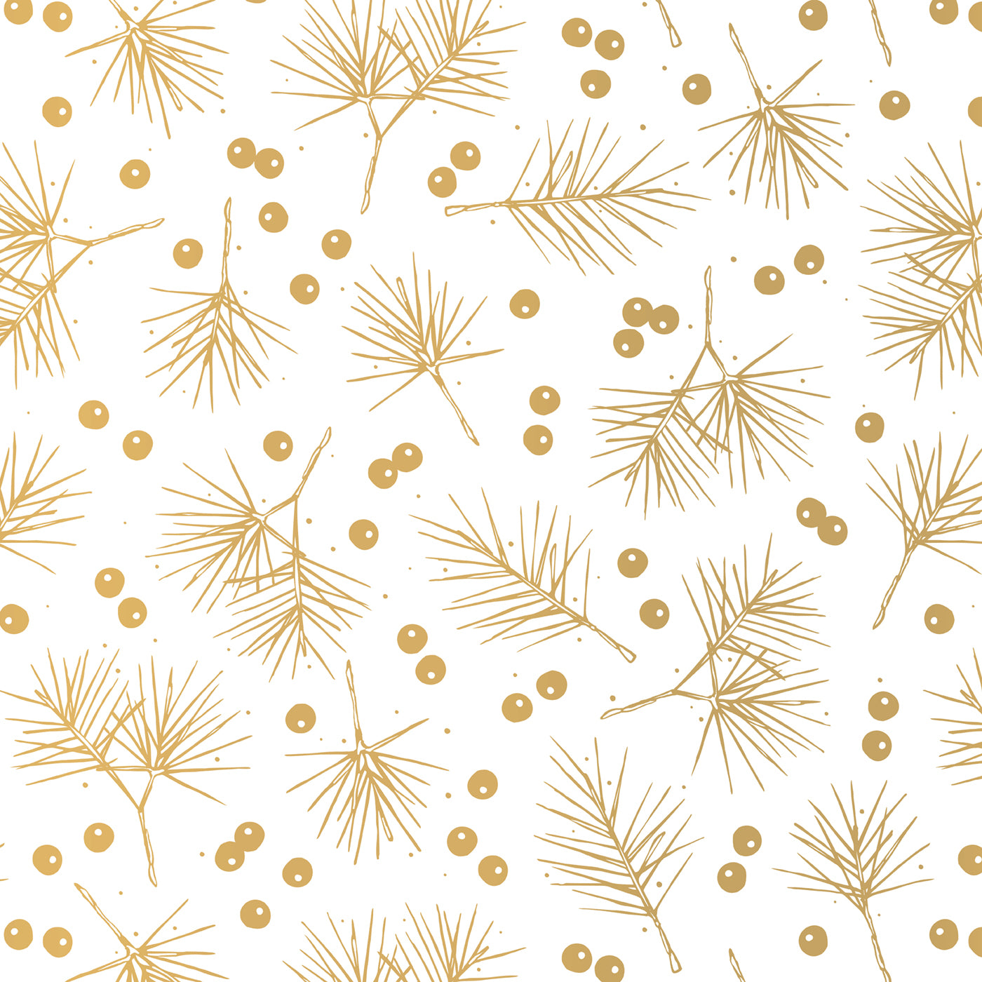 Zijdepapier - Berries & Branches