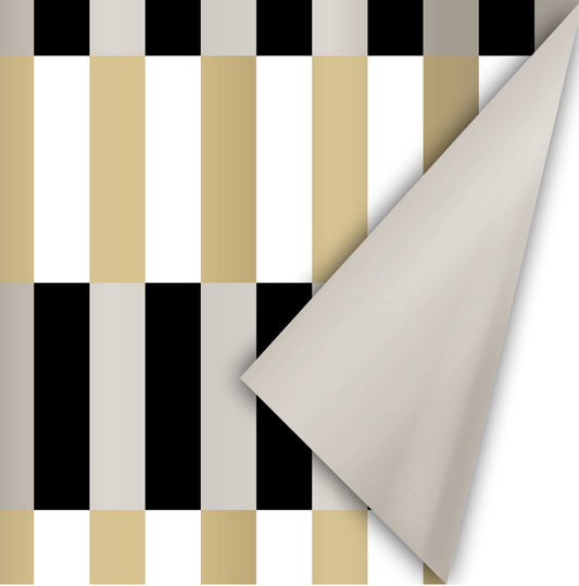 Cadeaupapier - colorblocking chique