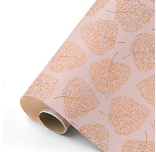 Cadeaupapier - Skeleton Leaves Warm