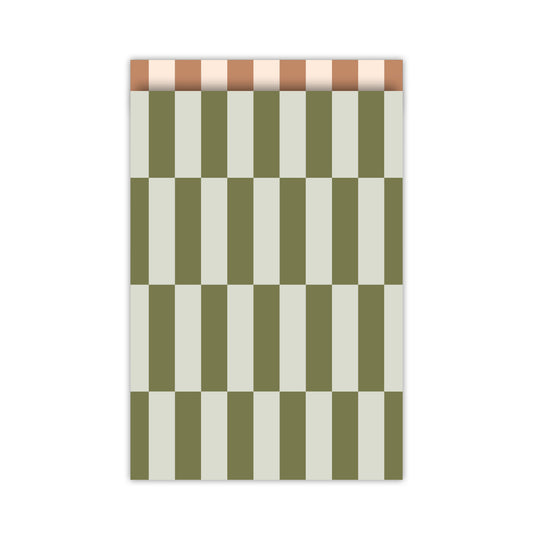 Cadeauzakje large - Colorblocking Duotone Groen