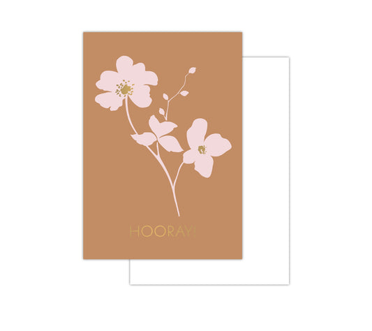 Mini kaartje - Hooray flowers