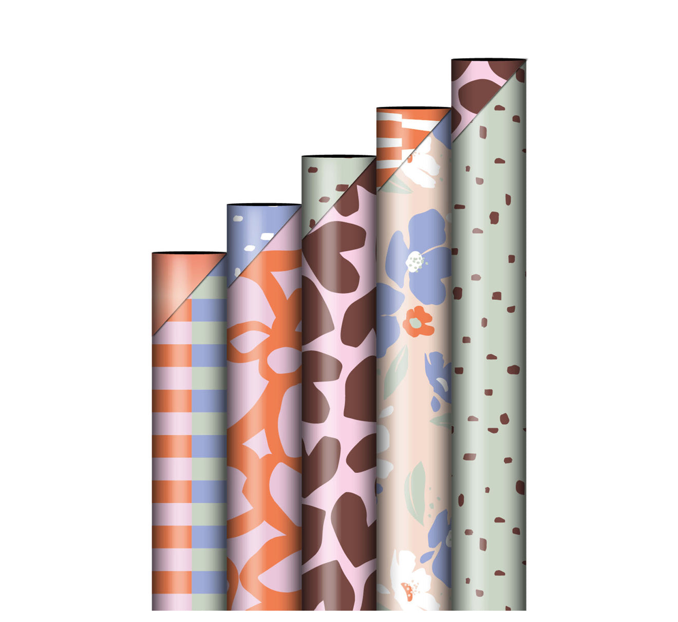 Cadeaupapier-XL Solo Heart warm