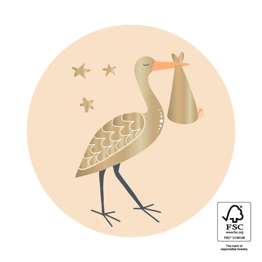 Stickers - baby joy gold