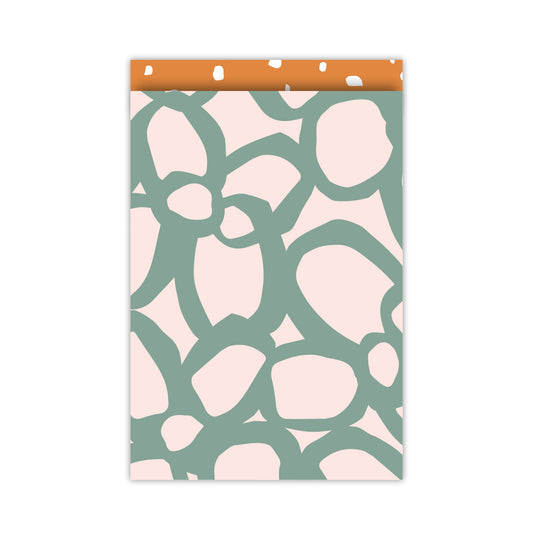 Cadeauzakje large - Bold Flowers Retro