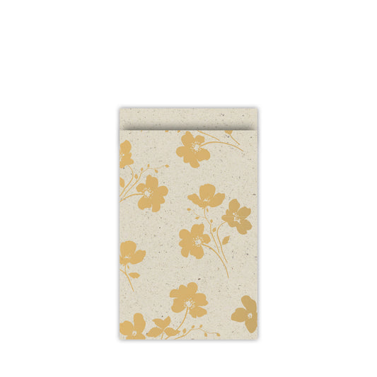 Cadeauzakje midi - Classic Flowers Grasspaper