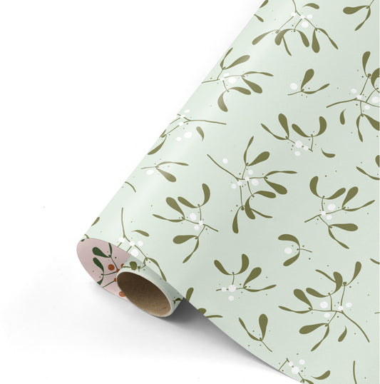 Cadeaupapier - Mistletoe Memories Salie
