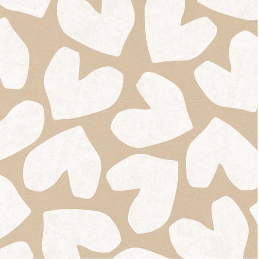 Cadeaupapier - Kraft XL Solo Hearts