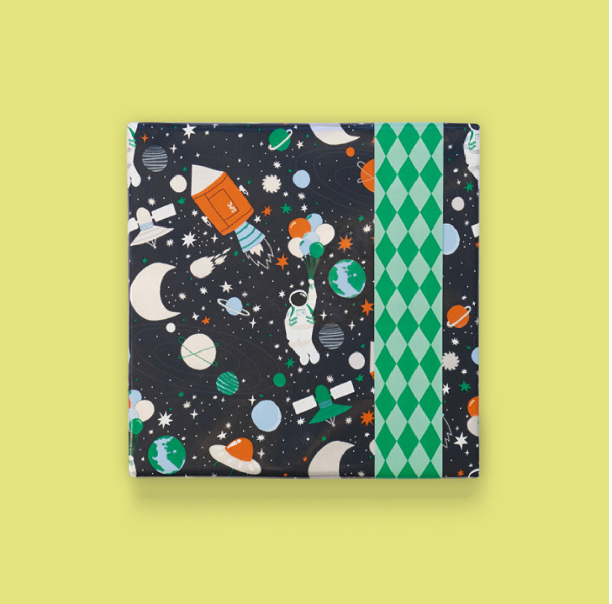 Cadeaupapier - Ruimtevaart (70 cm)