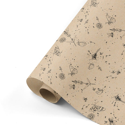 Cadeaupapier - Flying fortune kraft