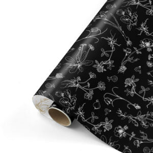 Cadeaupapier - Solid Ground Zwart