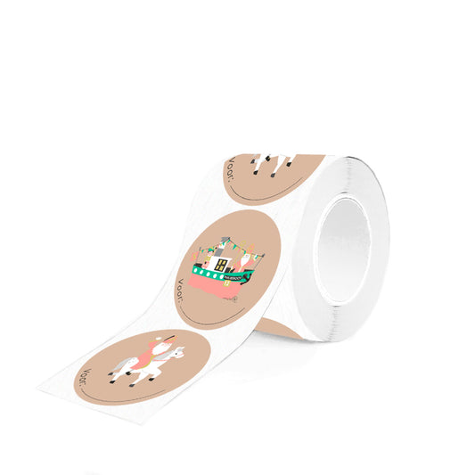 Stickers - Sinterklaas duo nude