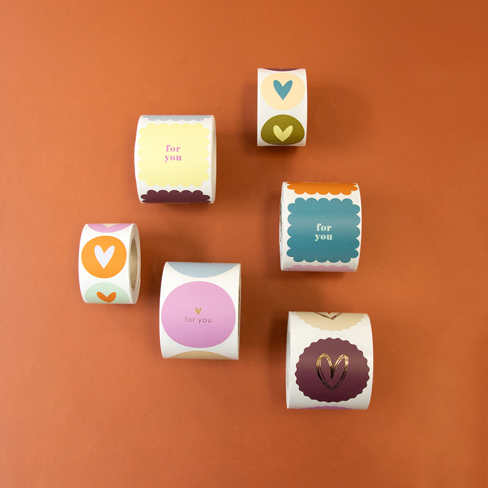 Sticker - Hearts Cool multi
