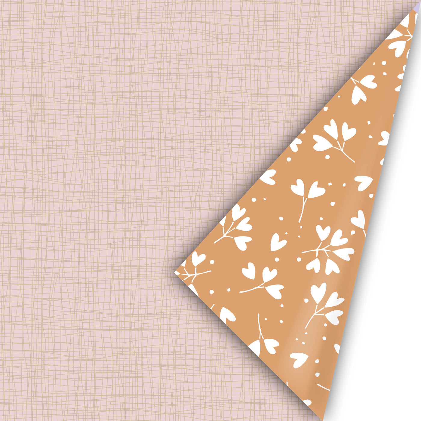 Cadeaupapier - Natural Woven warm