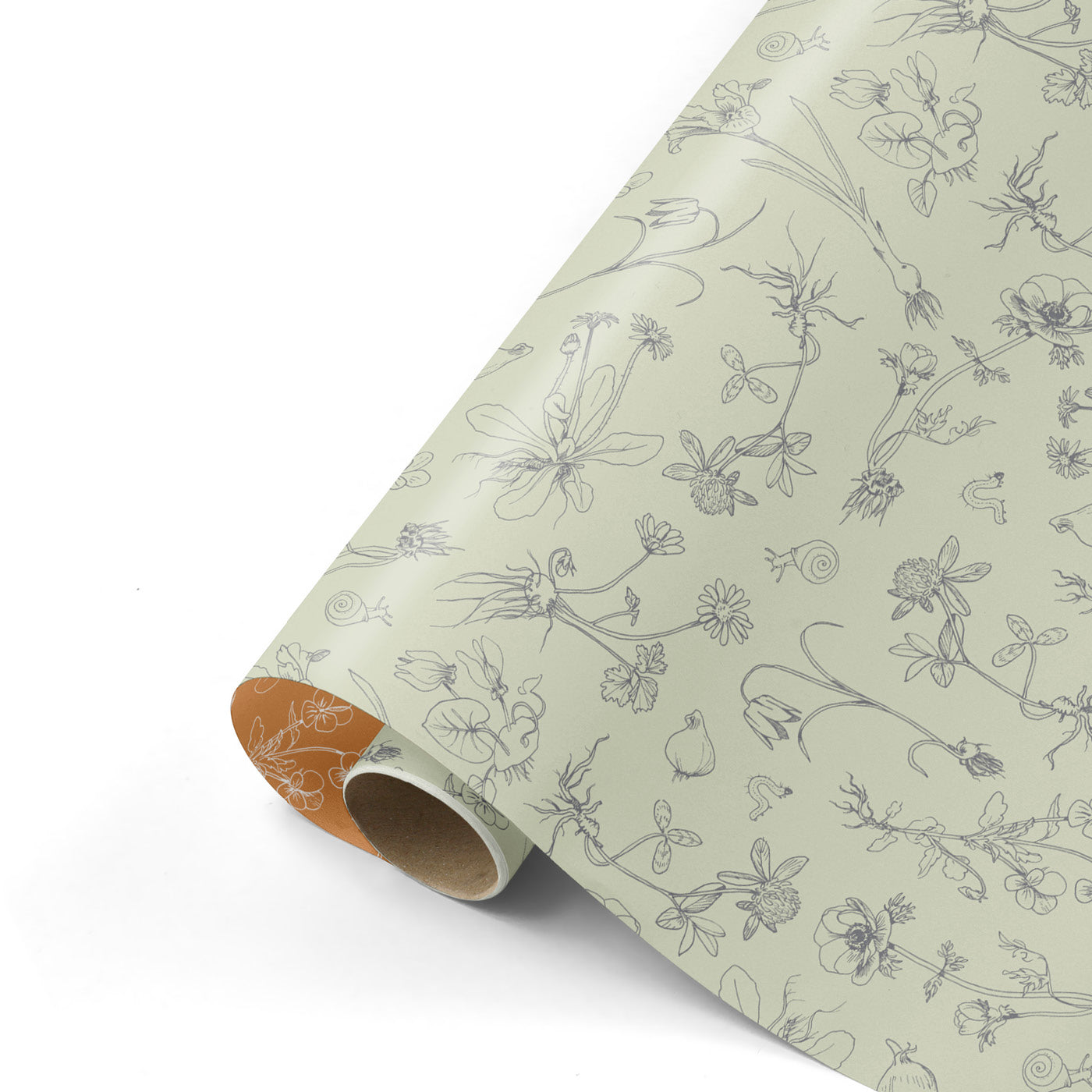 Cadeaupapier - Solid Ground groen
