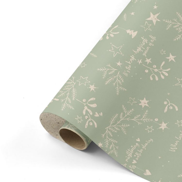 Kerst - Mistletoe kisses groen