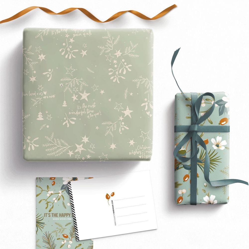 Kerst - Mistletoe kisses groen
