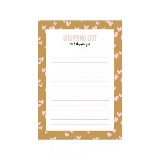 Noteblock - Shoppinglist