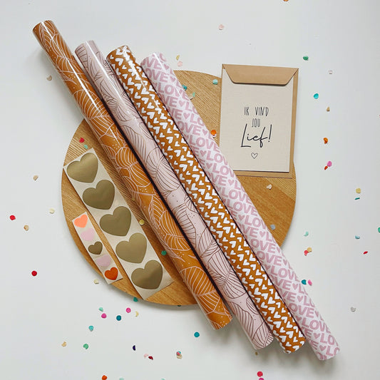 Sticker - Hartjes Goud