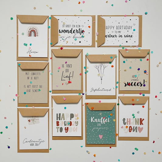 Ansichtkaart - Heel veel succes