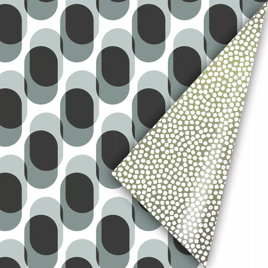 Cadeaupapier - Retro shapes cool