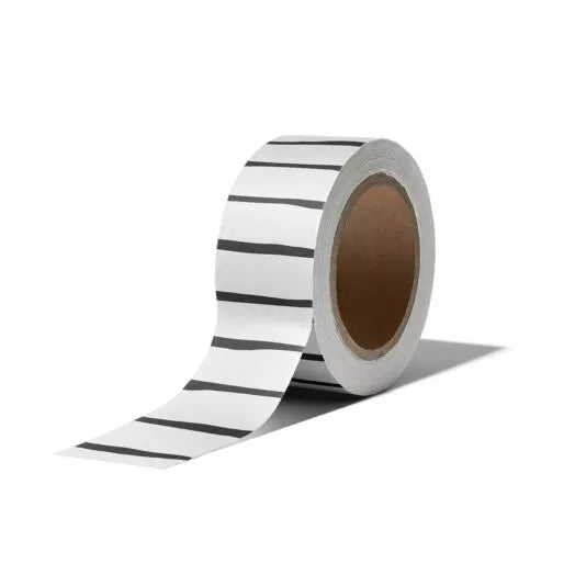 Washitape Line Art - zwart/wit