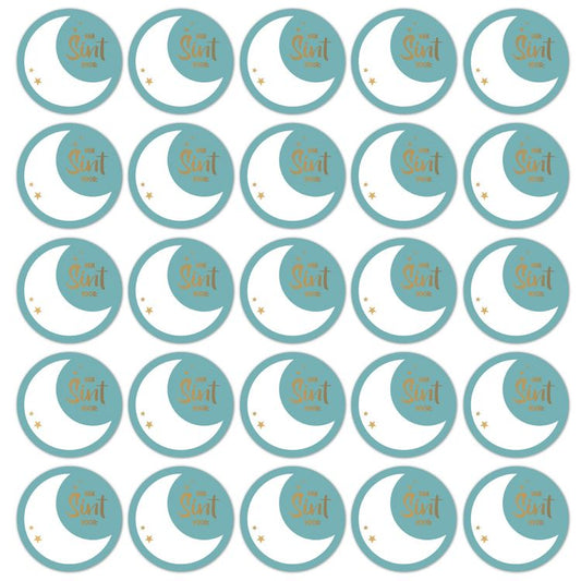 Stickers Sint Goud/Petrol