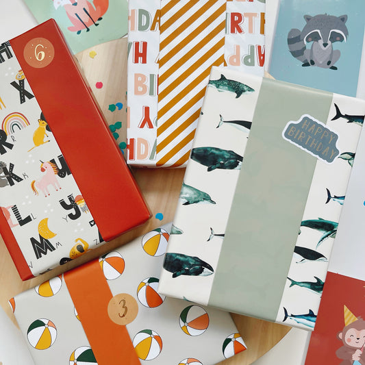 Cadeaupapier - Strandballen