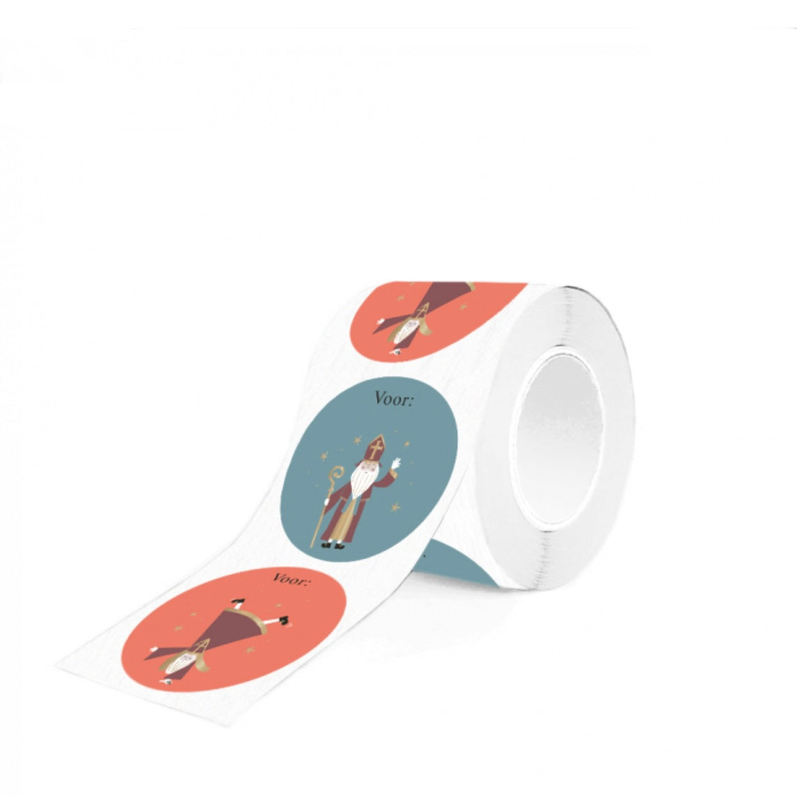 Sint Stickers Duo - Acrobaat Goud