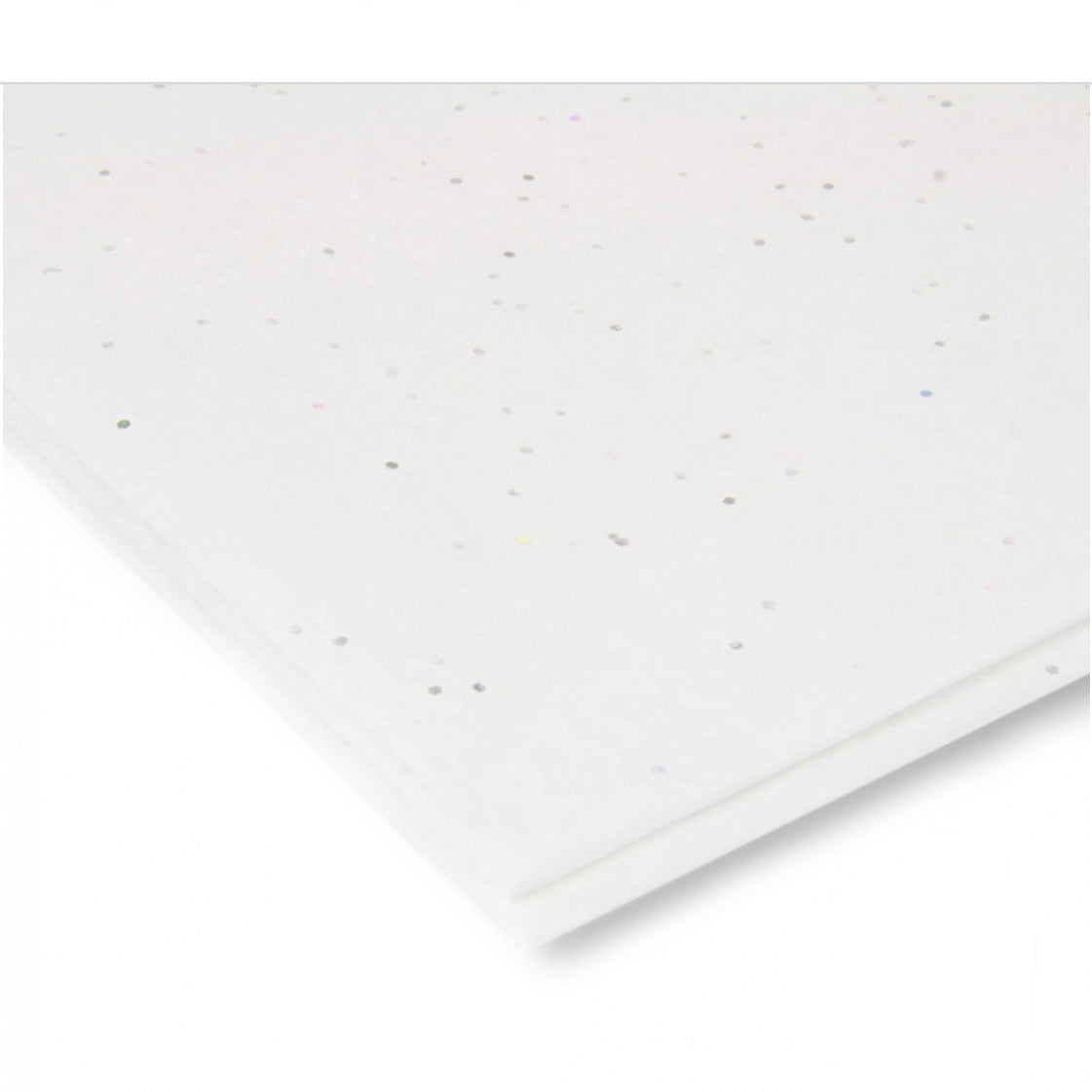 Zijdepapier - Glitter White