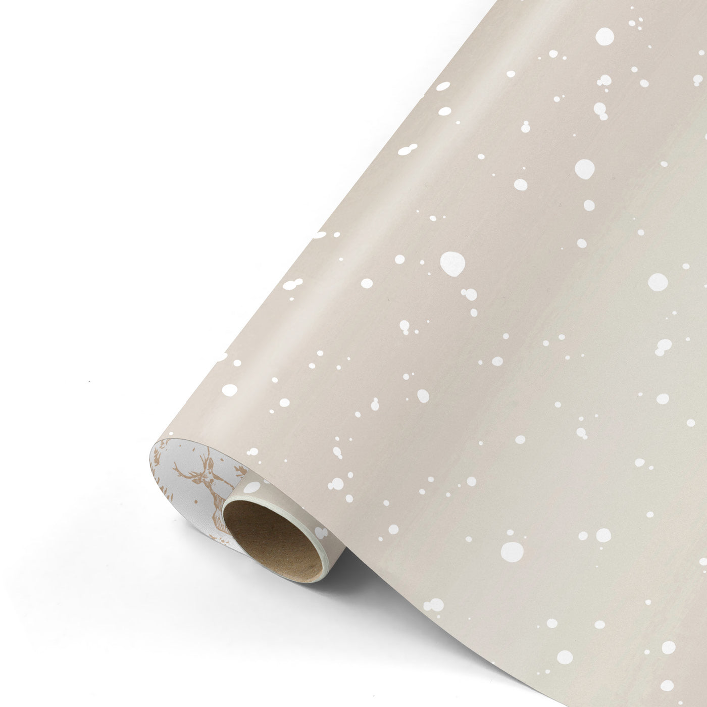 Cadeaupapier - first snow champagne