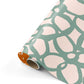 Cadeaupapier - Bold Flowers groen/roest