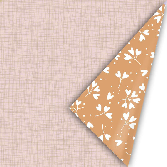 Cadeaupapier - Falling in Love Roest