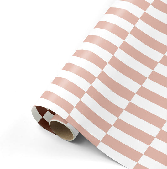 Cadeaupapier - Colorblocking duotone pink