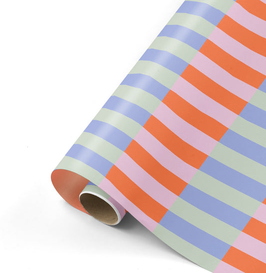 Cadeaupapier - Colorblocking warm
