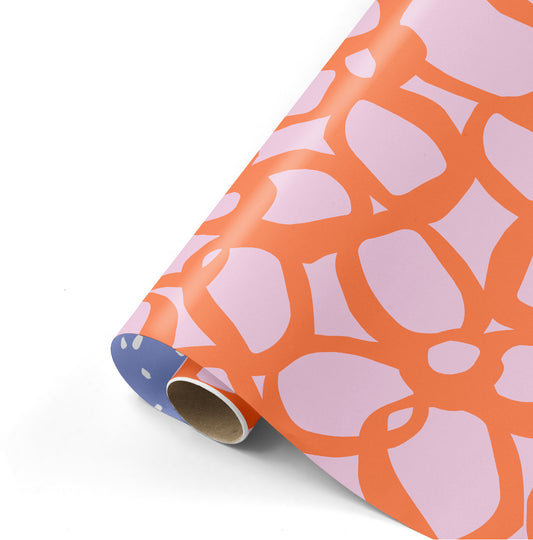Cadeaupapier - Bold Flowers warm