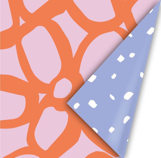 Cadeaupapier - Bold Flowers warm