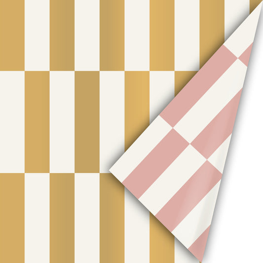 Cadeaupapier - Colorblocking Duotone Xmas Lovely