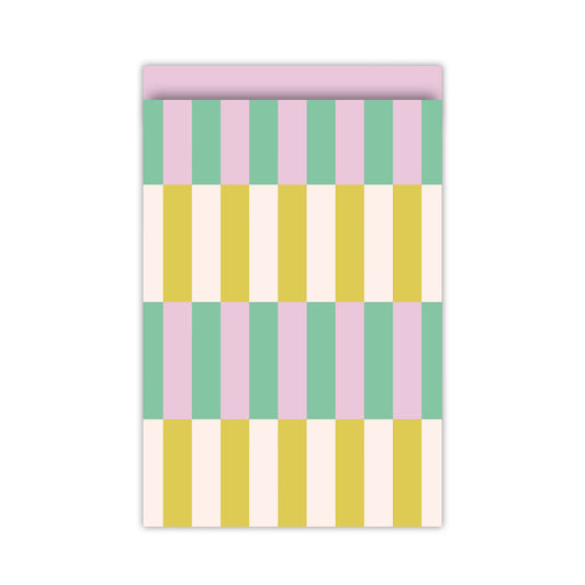 Cadeauzakje large - Color Blocking Retro