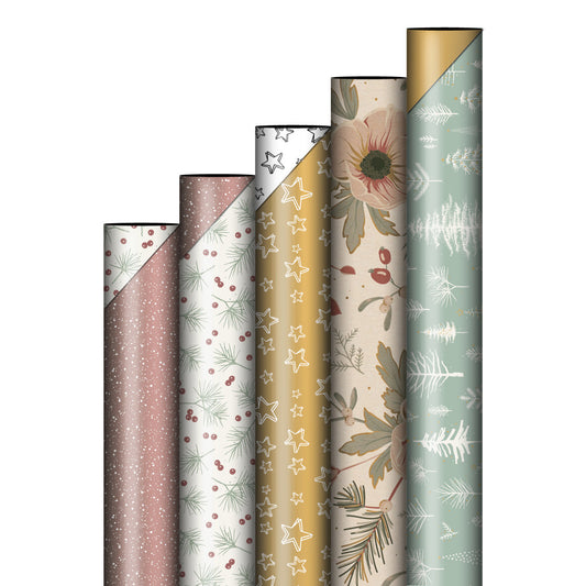 Cadeaupapier - berries & branches colorful
