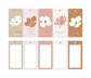 Cadeaulabels Flowers - Roze