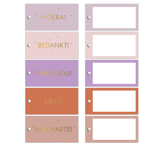 Cadeaulabels Text Mix